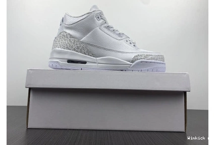 RETRO JORDAN 'TRIPLE AIR WHITE' 3 PS 1008